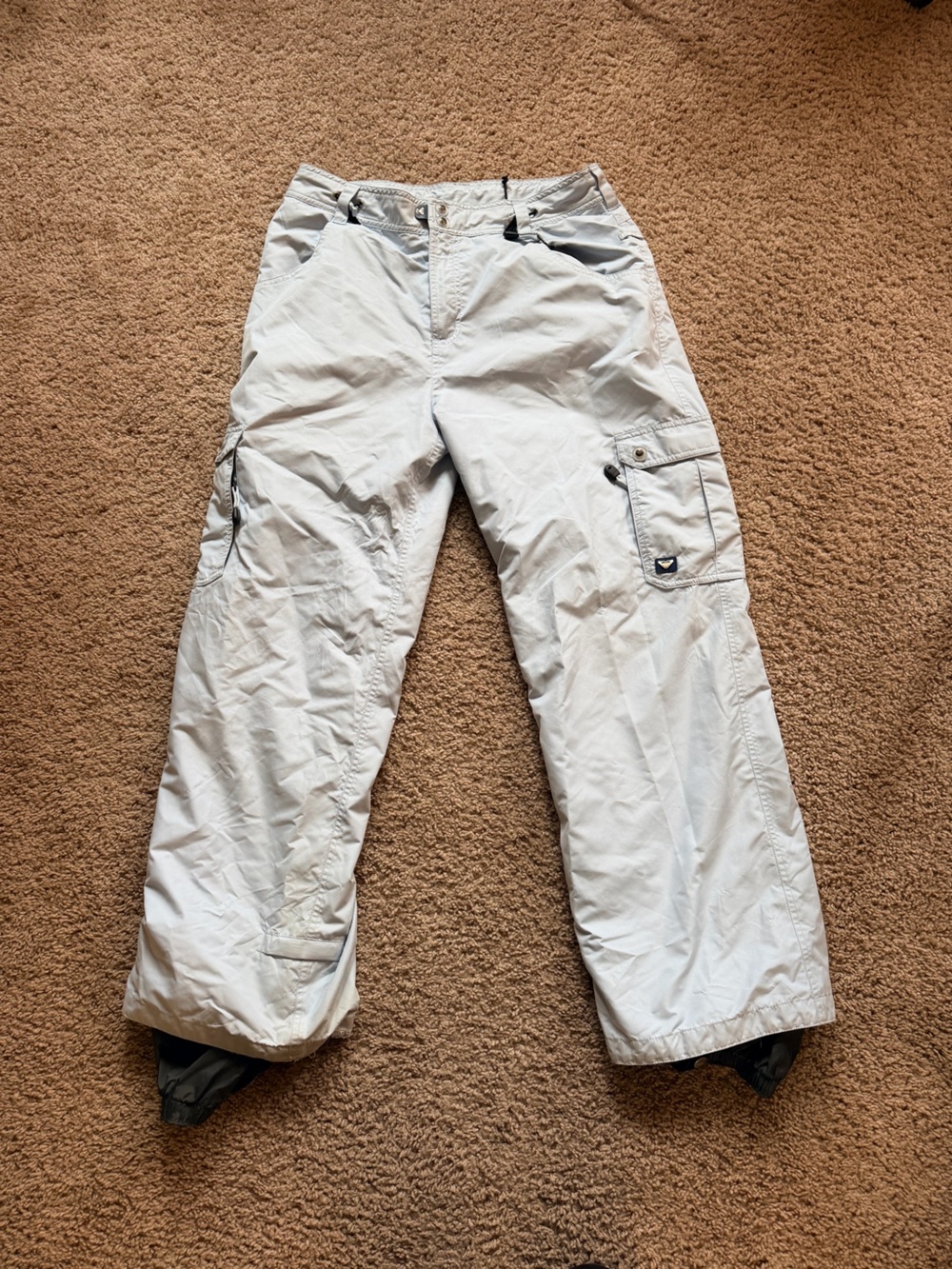 Vintage Roxy X-Series Snow Pants Women’s XL Light Blue Y2K Snowboard Ski Pants